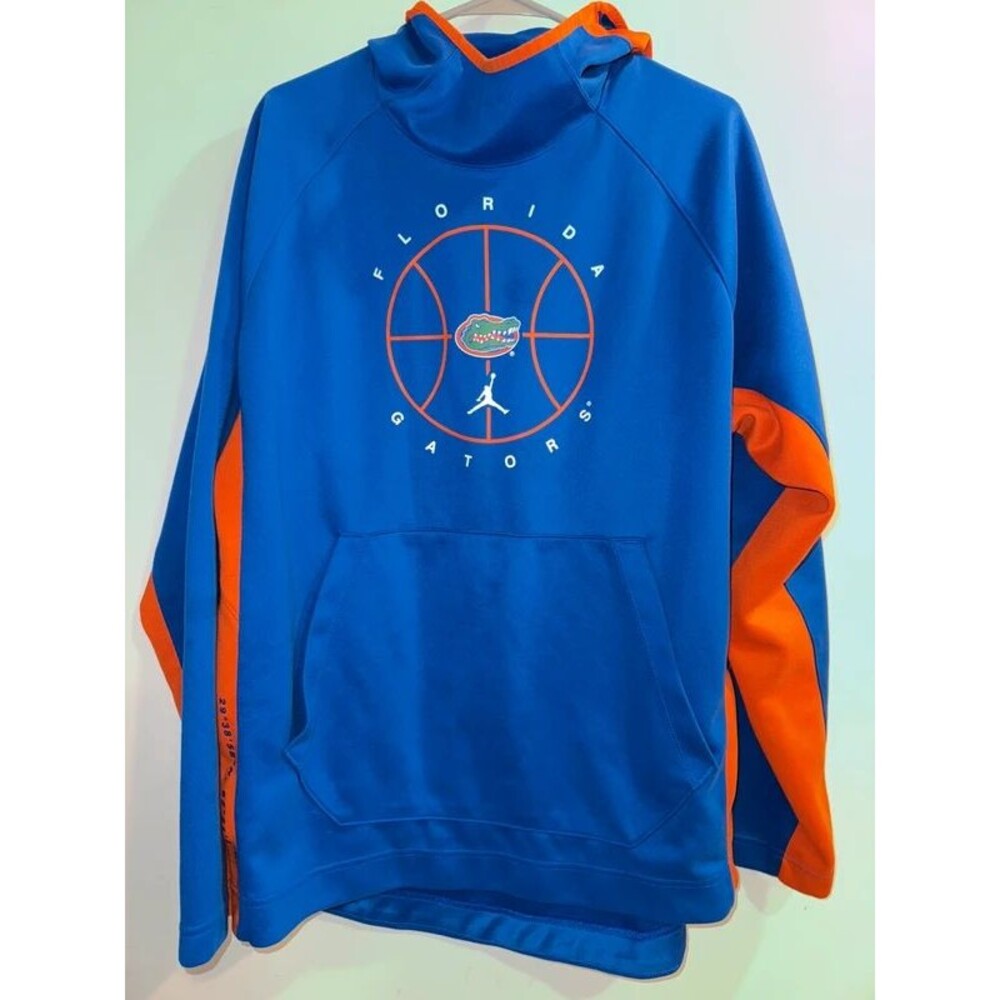 Men’s Jordan Florida Gators Blue Hoodie-Size Large
